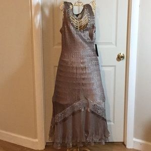 Two Piece Evening Dress Emsemble